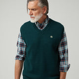 Chaleco Punto Verde Oscuro