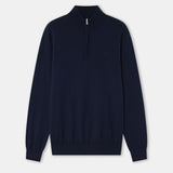 Jersey Zip Azul Marino