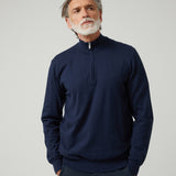 Jersey Zip Azul Marino