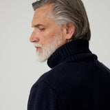 Jersey Cuello Vuelto Azul Marino