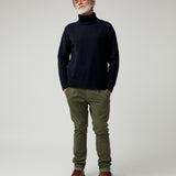 Jersey Cuello Vuelto Azul Marino