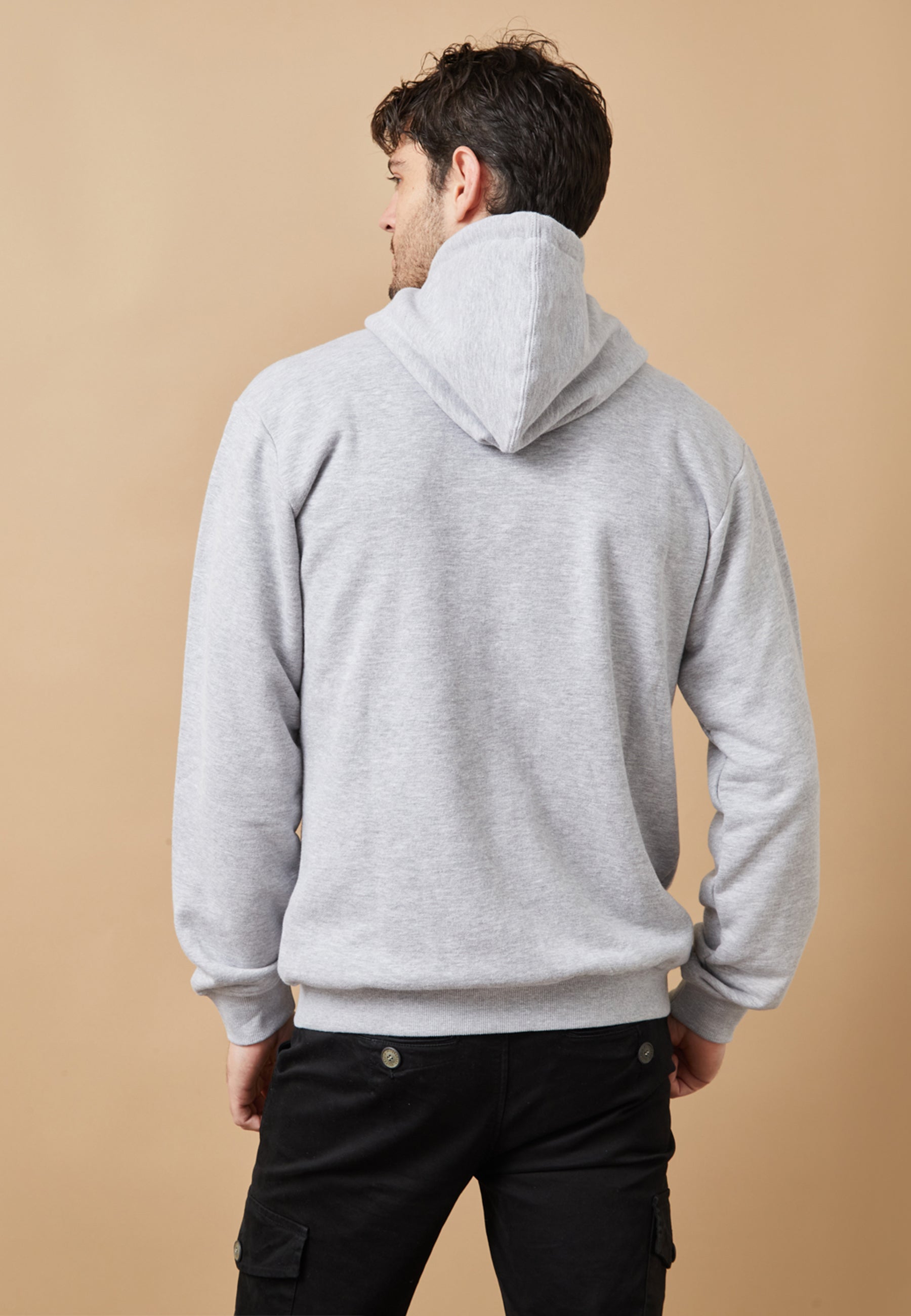 ROPA SUDADERA CREMALLERA GRIS