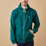 ROPA SUDADERA CREMALLERA VERDE 