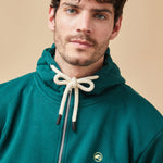 ROPA SUDADERA CREMALLERA VERDE 