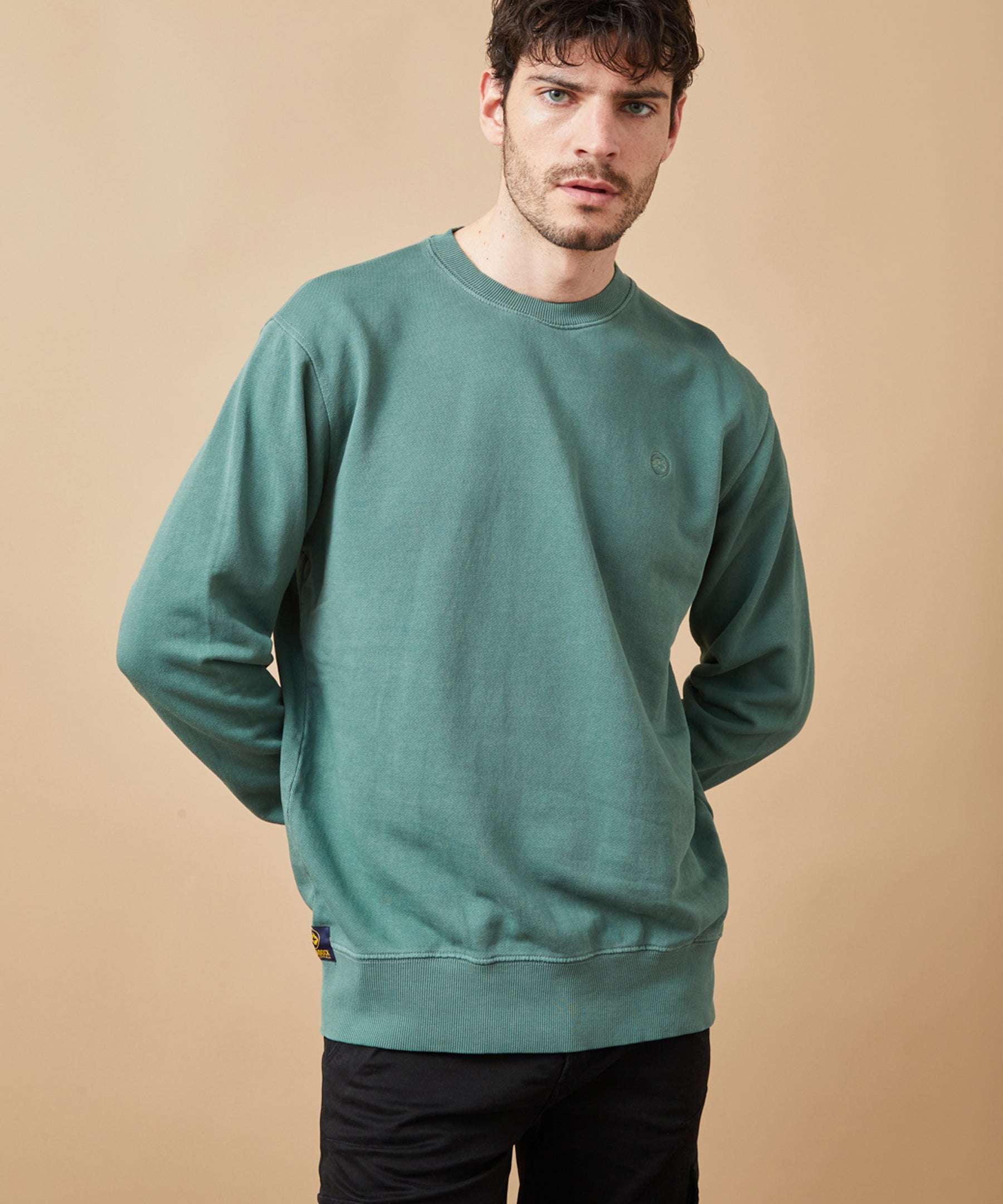 Sudadera verde oscuro