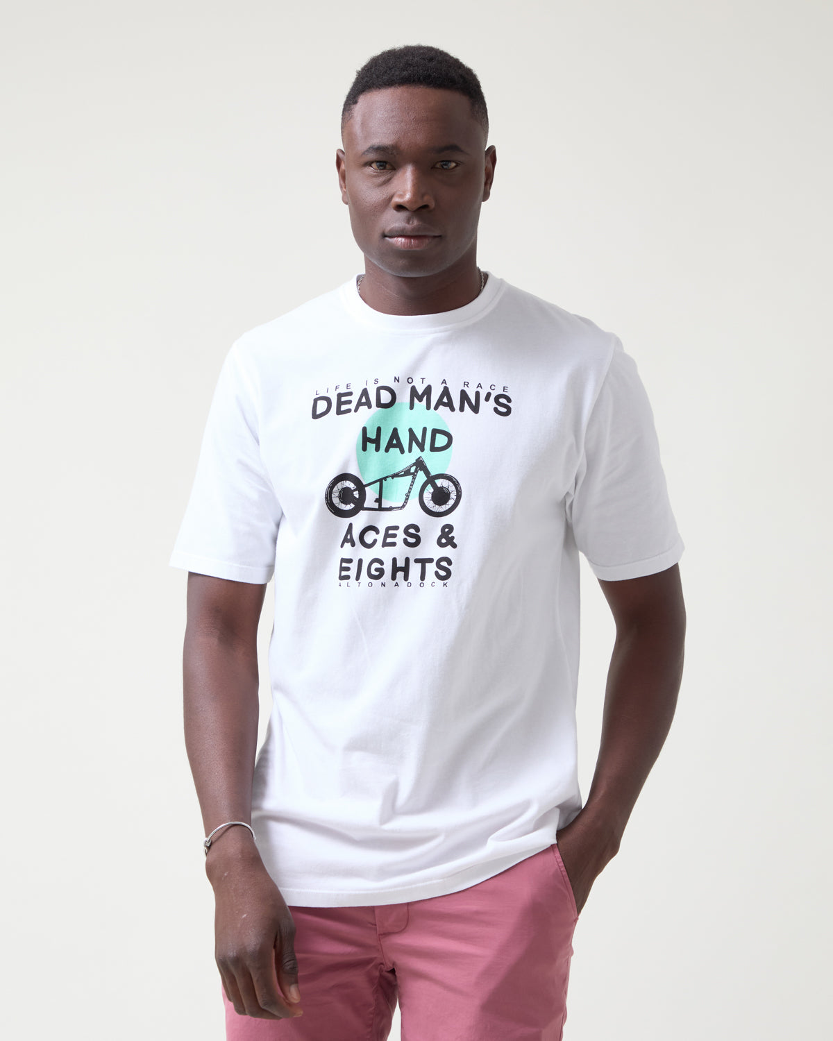 Camiseta de algodón para hombre