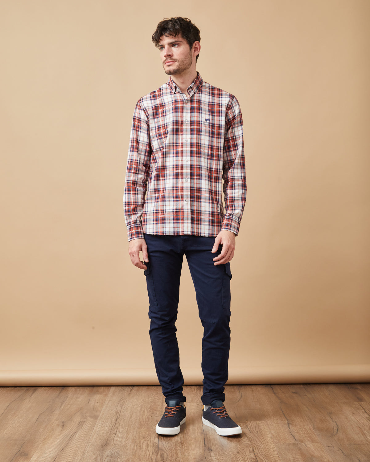 Camisa de cuadros leñador