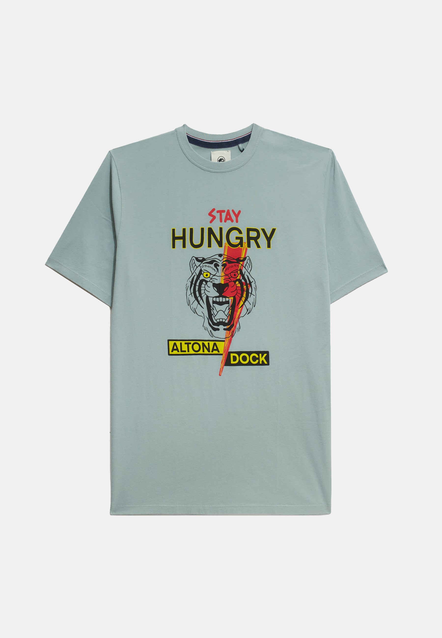Camiseta azul slim fit
