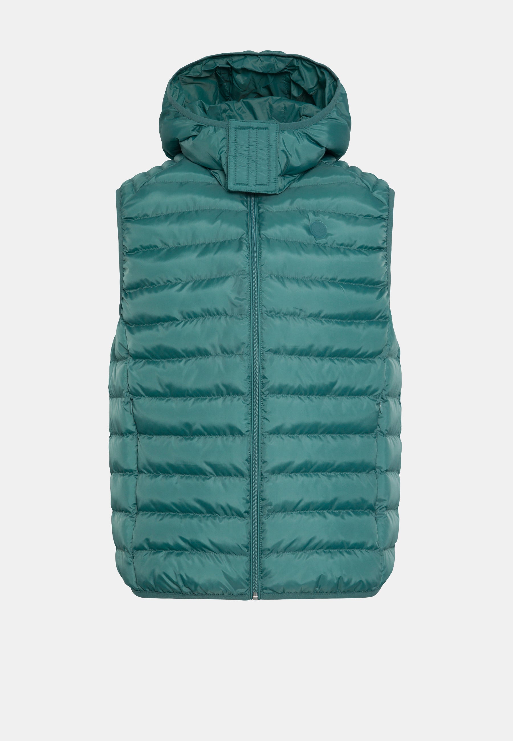 Chaleco acolchado con capucha