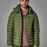 Chaqueta con capucha para hombre