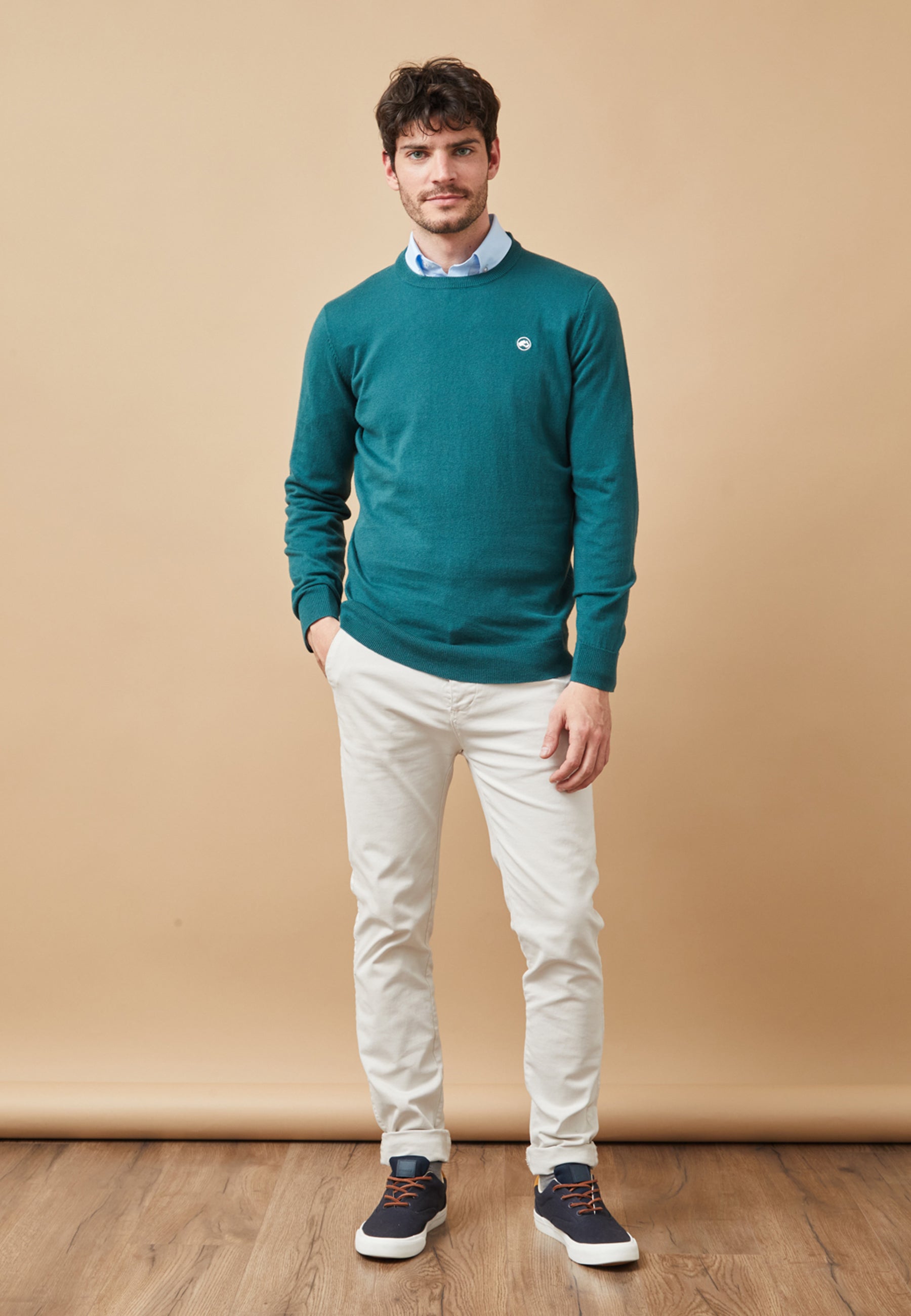 Jersey punto fino verde Altona dock