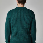 Jersey punto trenzado hombre