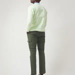 Pantalón cargo verde hombre