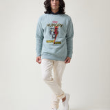 Sudadera azul para hombre