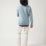 Sudadera azul slim fit