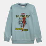 Sudadera azul slim fit