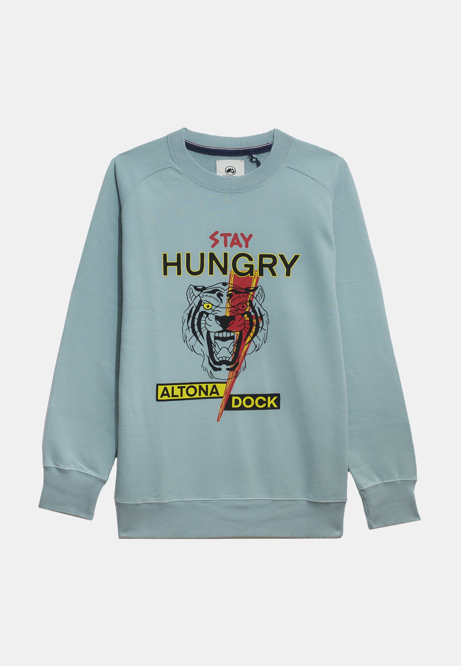 Sudadera azul slim fit