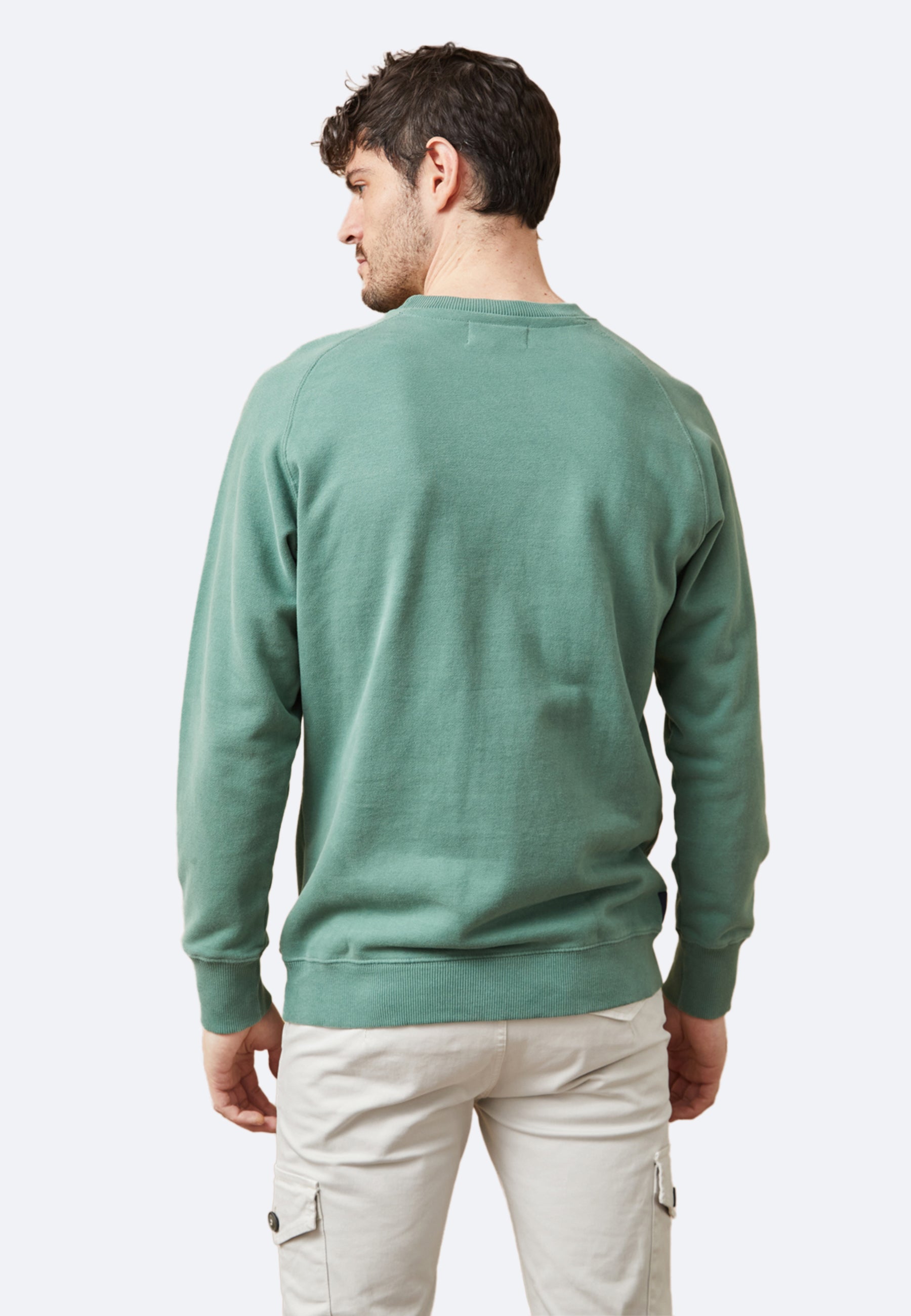Sudadera verde para hombre